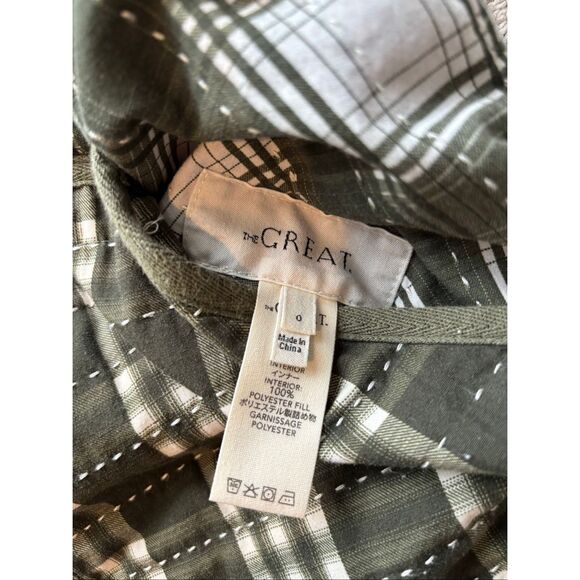 NWOT THE GREAT REVERSIBLE QUILTED COAT, $575 - Picture 8 of 11